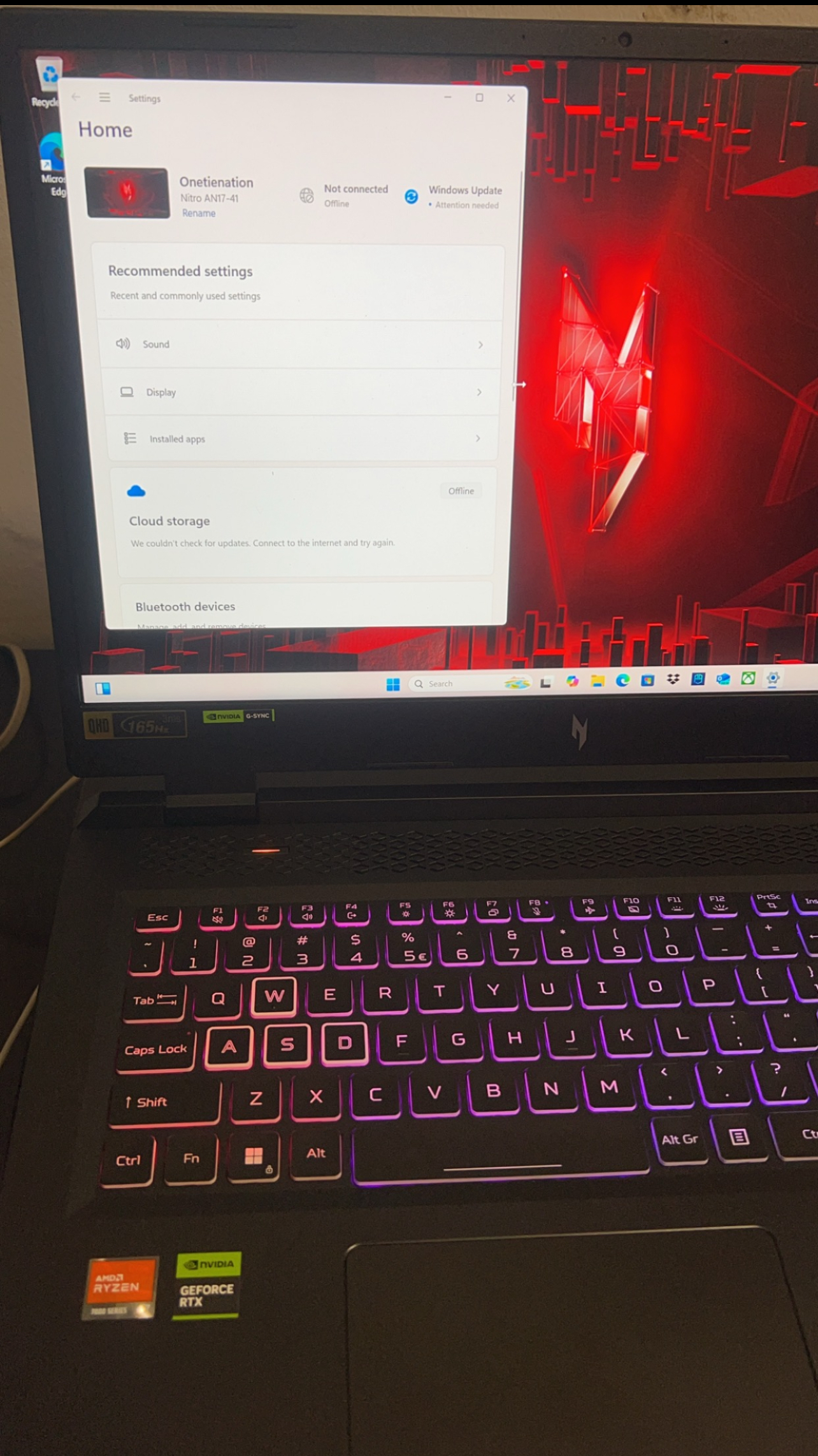 Gaming Laptop Nitro AN17-41